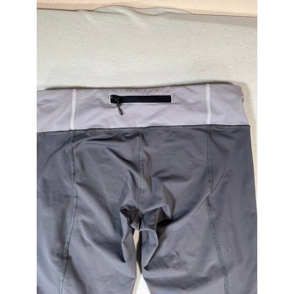 Lululemon Race With Grace Crop Leggings size 10 grey - Picture 7 of 8